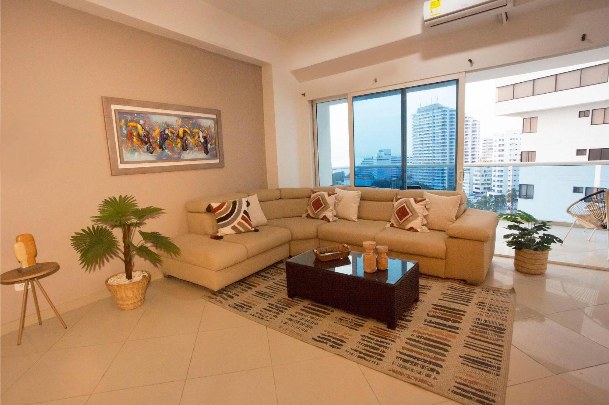 Apartamento Un Espacio Sofisticado En Medio De El Laguito Edificio Poseidon Del Caribe Cartagena